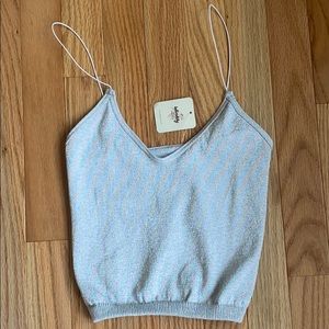 Free People skinny strap tank top